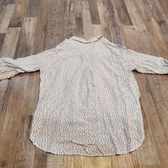 Velvet heart large women's button down blouse - Picture 6 of 12